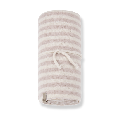 5 1+in the family - Copertina caldo cotone righe rosa