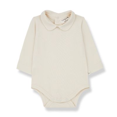 3 1+in the family - Anette Polo body collo tondo ecru 