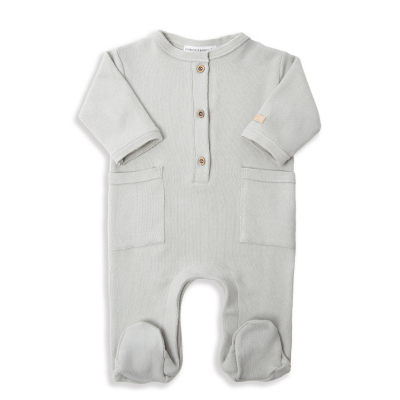 3 Bamboom - Tutina con tasche - ACQUA