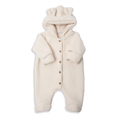 3 Bamboom - Tuta outdoor Teddy - WARM WHITE