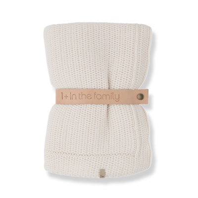 5 1+in the family - Coperta lana merino ecru