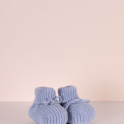 5 Wedoble - Scarpine lavorate a maglia in punto inglese