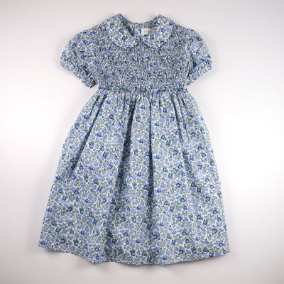 Pepecè - Abito liberty azzurro 
