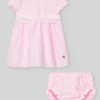 Paz Rodriguez - SET ABITO NEONATO IN MAGLIA + BLOOMERS 