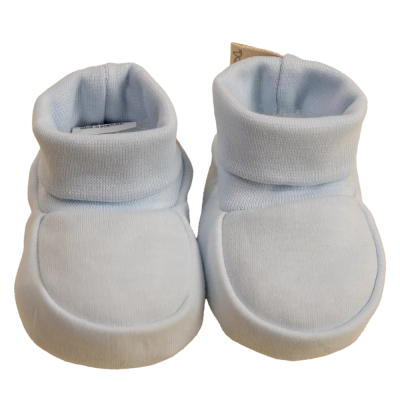 Baby Gi - Babbuccette cotone azzurre