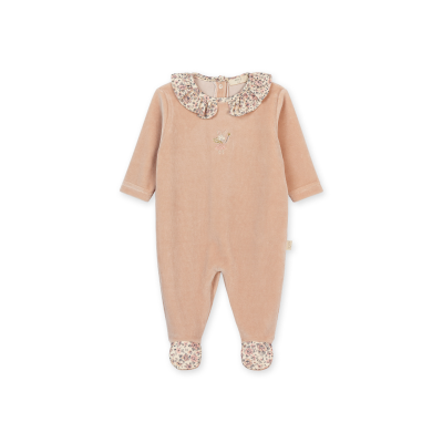3 Baby Gi - Tutina ciniglia collo liberty