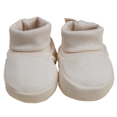Baby Gi - Babbuccette cotone avorio