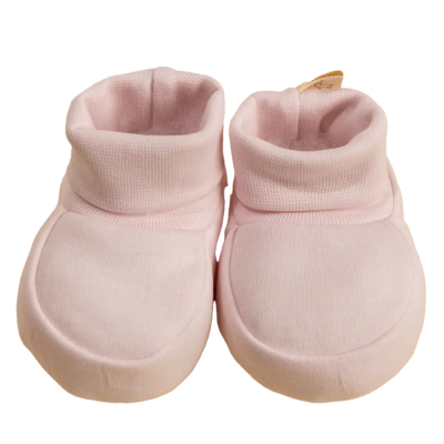 Baby Gi - Babbuccetta cotone rosa 
