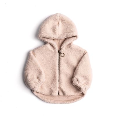 3 Bamboom - Giacca teddy con cappuccio - Whisper Pink