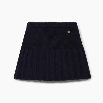 1 Wedoble - Gonna lavorata a maglia in lana merino