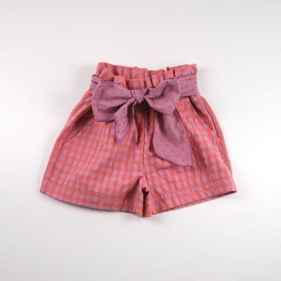 Kid's Company - Short cotone goffrato quadri