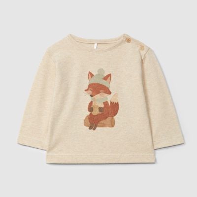 3 Laranjinha - Maglia in Jersey con stampa bimbo